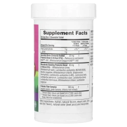 NaturesPlus, Пробиотик, детская жевательная пищеварительная добавка, ягодное ассорти, 30 жевательных таблеток