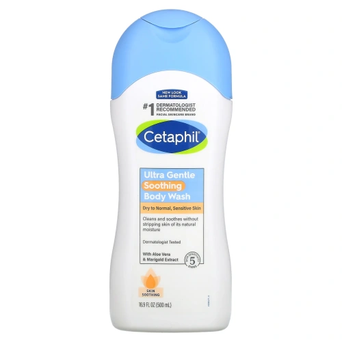 Cetaphil, Ultra Gentle, успокаивающий гель для душа, 500 мл