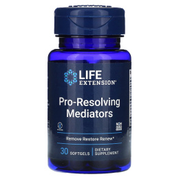 Life Extension, медиаторы, способствующие рассасыванию, 30 капсул