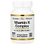 California Gold Nutrition, комплекс витаминов группы K, 60 растительных капсул