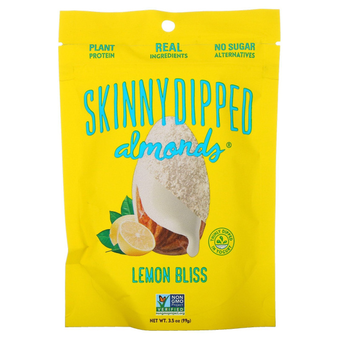 SkinnyDipped, Skinny Dipped Almonds, Lemon Bliss, 3.5 oz (99 g)