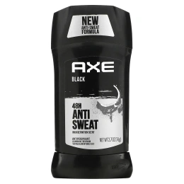 AXE, 48H, антиперспирант против пота, черный, 76 г (2,7 унции)