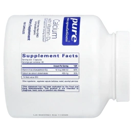 Pure Encapsulations, Calcium with Vitamin D3, 180 Capsules