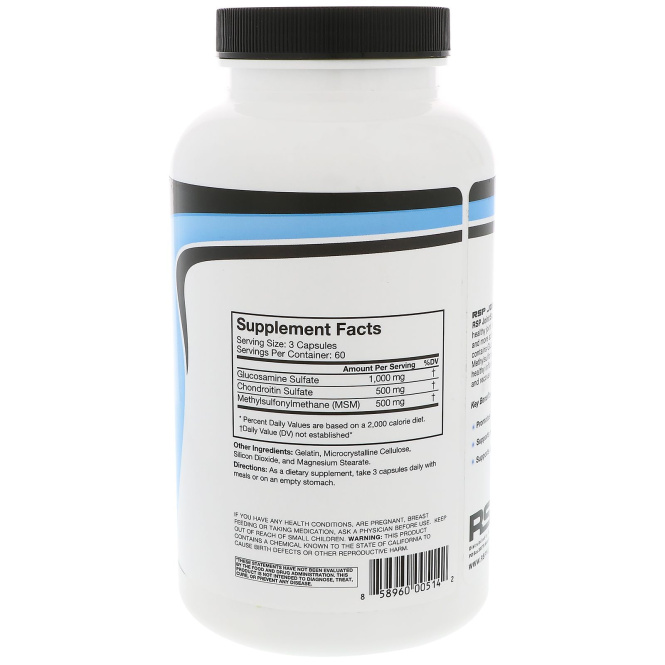RSP Nutrition, Поддержка суставов, 180 капсул
