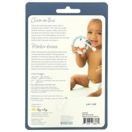 Itzy Ritzy, Ritzy Rattle, силиконовый прорезыватель с погремушкой, для детей от 3 месяцев, лисичка, 1 шт.