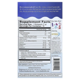 Vitauthority, Active, Hydration+, бриз с голубой малиной, 18 стик-пакетов по 7 г (0,24 унции)