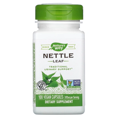 Nature's Way, Nettle Leaf,  435 мг, 100 капсул