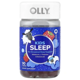 OLLY, детские жевательные таблетки для сна, со вкусом малины, 90 жевательных таблеток