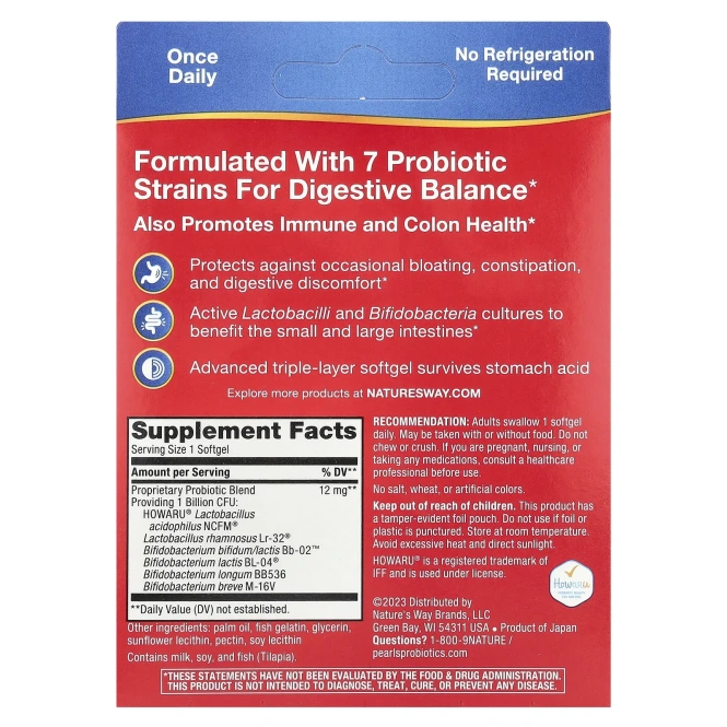 Nature's Way, Probiotic Pears Complete , 90 гелей