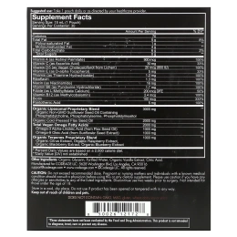 Codeage, Nanofood, ежедневная формула для мужчин, липосомальная технология доставки, незаменимые витамины и омега-3, персик, 30 пакетиков по 15 мл (0,5 жидк. унции) каждый