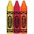 Lip Smacker, Crayola, Lip Balm, Trio Pack, 3 Pieces, 0.14 oz (4.0 g) Each