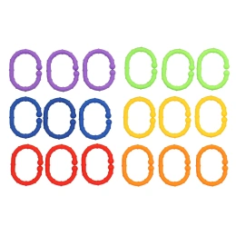 Nuby, On The Go, Linkables, для детей от 3 месяцев, 18 пакетиков