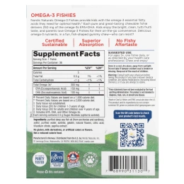 Nordic Naturals жевательные конфеты с Омега-3, рыбки со вкусом фруктов (300 мг), 36 конфет
