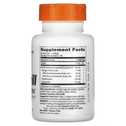 Doctor's Best Real Krill 350 мг, 60 гелевых капсул