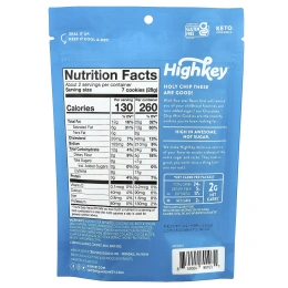 HighKey, Mini Cookies, шоколадная крошка, 56,6 г (2 унции)