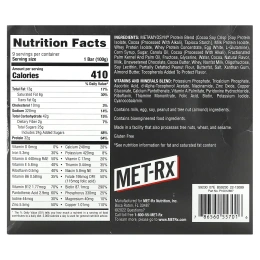 MET-Rx, Big 100, Батончик Вместо Еды, Хрустящее Супер Печенье, 9 Батончиков, по 3,52 унции (100 г) каждый