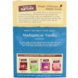 Back to Nature, Madagascar Vanilla Cookies, 9 oz (255 g)