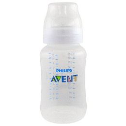 Philips Avent, Антиколиковая бутылочка, от 3 месяцев, 1 бутылочка с широким горлом, 11 унций (330 мл)