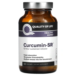 Quality of Life, Curcumin-SR`` 60 растительных капсул