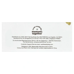 KeaBabies, набор детских расчесок и расчесок, темный орех, набор из 3 предметов