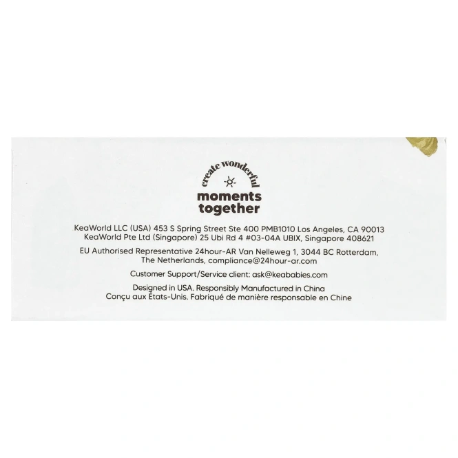 KeaBabies, набор детских расчесок и расчесок, темный орех, набор из 3 предметов