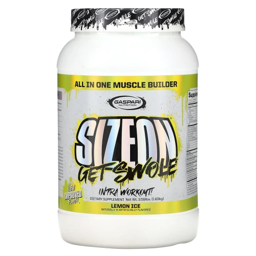Gaspari Nutrition, SizeOn Лимонный лед 3,59 фунта