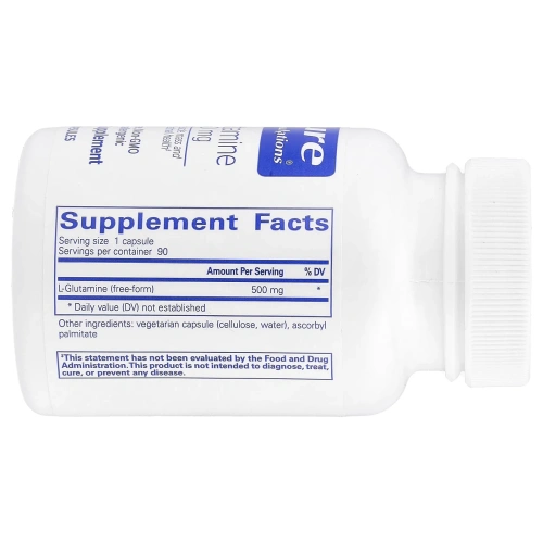 Pure Encapsulations, L-глютамин, 500 мг, 90 капсул