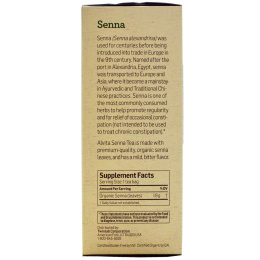 Alvita Teas, Organic, чай с сенной, без кофеина, 24 чайных пакетика по 1,61 унции (45,6 г) каждый