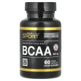California Gold Nutrition, BCAA, AjiPure, аминокислоты с разветвленной цепью, без глютена, 500 мг, 60 вегетарианских капсул