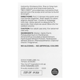 Hobe Labs, Energizer, сыворотка для густоты волос, 59 мл (2 жидк. унции)