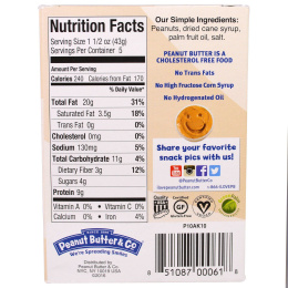 Peanut Butter & Co., "Великий комбинатор", густая арахисовая паста в удобных стаканчиках для макания, 5 стаканчиков по 1,5 унций (43 г)