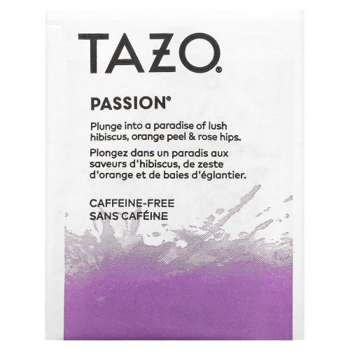 Tazo Teas, Травяной чай без кофеина «Взрыв чувств», 20 фильтр-пакетиков, 1,8 унции (52 г)