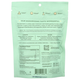 Plant People, WonderCalm®, жевательные мармеладки с грибами, летний персик, 60 жевательных таблеток