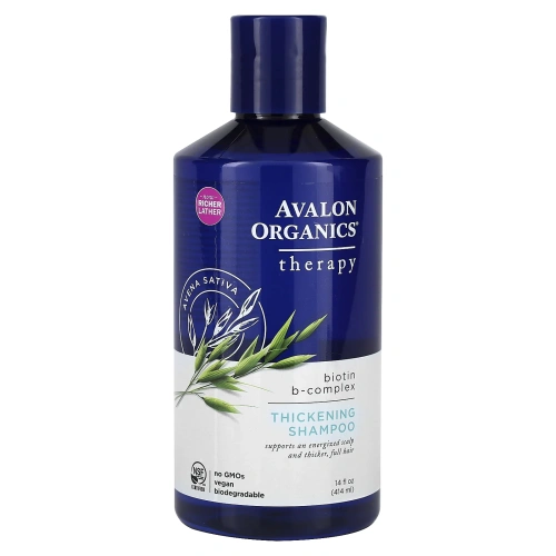 Avalon Organics шампунь для густоты волос с B-комплексом и биотином 414 мл (14 жидк. унций)