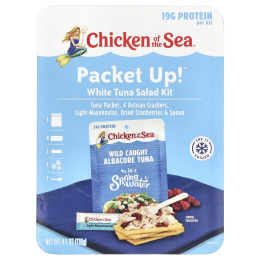 Chicken of the Sea, Packet Up! ™, набор для салата из белого тунца, 1 набор, 116 г (4,1 унции)