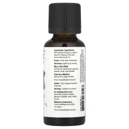 NOW Foods, Эфирные масла, мелисса, 30 мл (1 жидк. Унция)