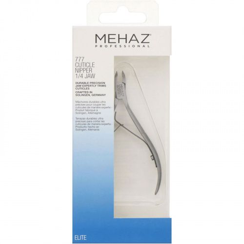 Mehaz, Щипчики для кутикулы № 777 с размером лезвия 1/4, 1 шт.