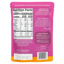 Maya Kaimal, Organic Everyday Dal, зеленый горошек, шпинат и кокос, 284 г (10 унций)