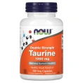 NOW Taurine двойная сила 1000 мг, 100 растительных капсул