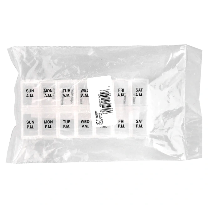 Ezy Dose, еженедельная таблетка с напоминанием о таблетках, натуральная, 1 шт.