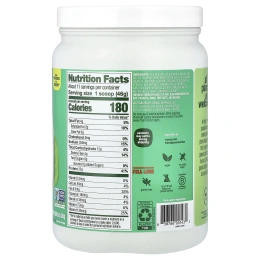 Vega, оригинальный растительный протеин и зелень, со вкусом шоколадного крема, 510 г (1 фунт 2 унции)