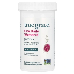 True Grace, One Daily Women's Probiotic, 90 Billion, 60 Vegetarian Capsules