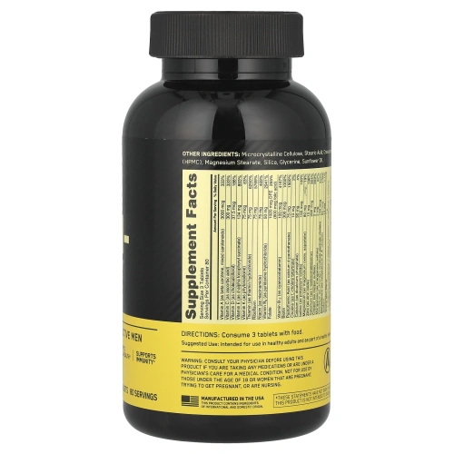 Витамины для мужчин Opti-Men Optimum Nutrition, 240 таблеток