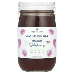 True Sea Moss, Гель с морским мохом, бузина, 453 г (16 жидк. унц.)