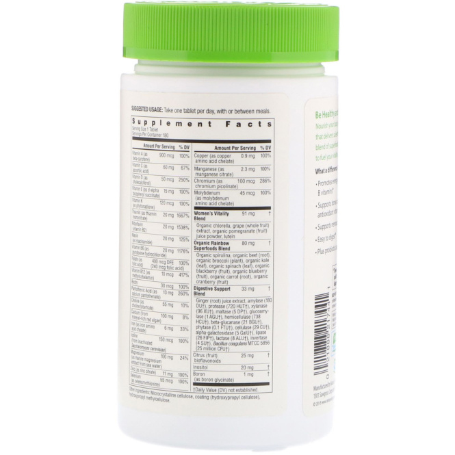 Rainbow Light, Women's One, 180 таблеток