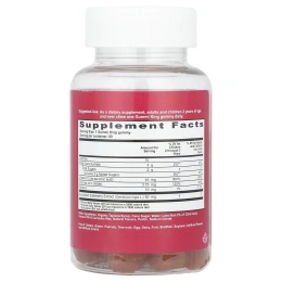 GummiKing, Бузина для детей, для иммунитета и хорошего самочувствия, малина, 60 жевательных таблеток