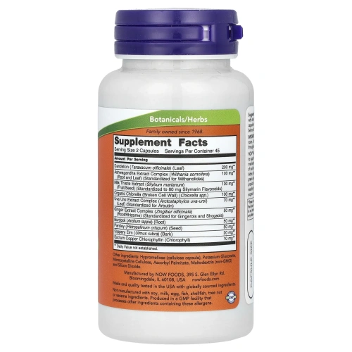 NOW Foods, Детокс и очищение, 90 капсул