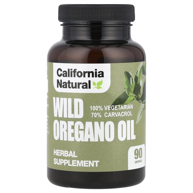 California Natural, Масло орегано, 90 капсул