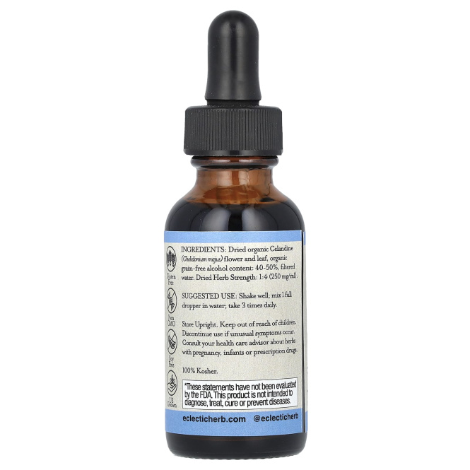 Eclectic Herb, трава, чистотел, 30 мл (1 жидк. унция)