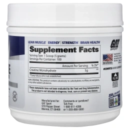 GAT, Sport, Essentials, креатин в порошке, без вкусовых добавок, 500 г (17,64 унции)